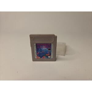 Vintage 1989 Nintendo Gameboy Tetris Game Retro Made In Japan Tested